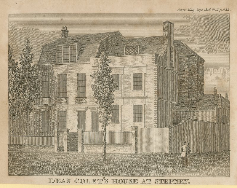 Dean Colets Haus in Stepney von English School