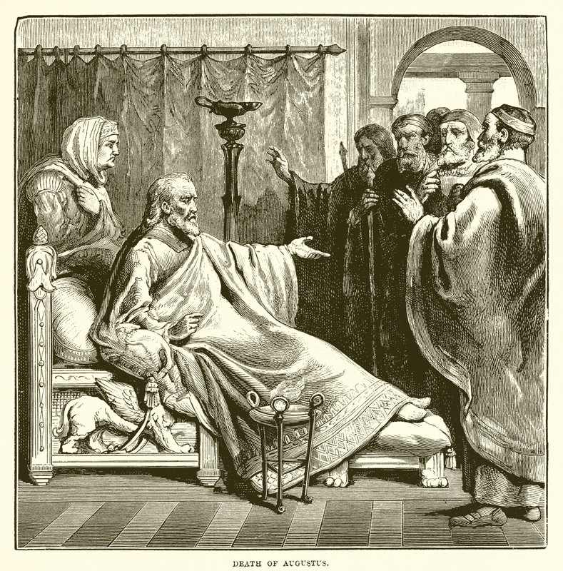 Tod des Augustus von English School