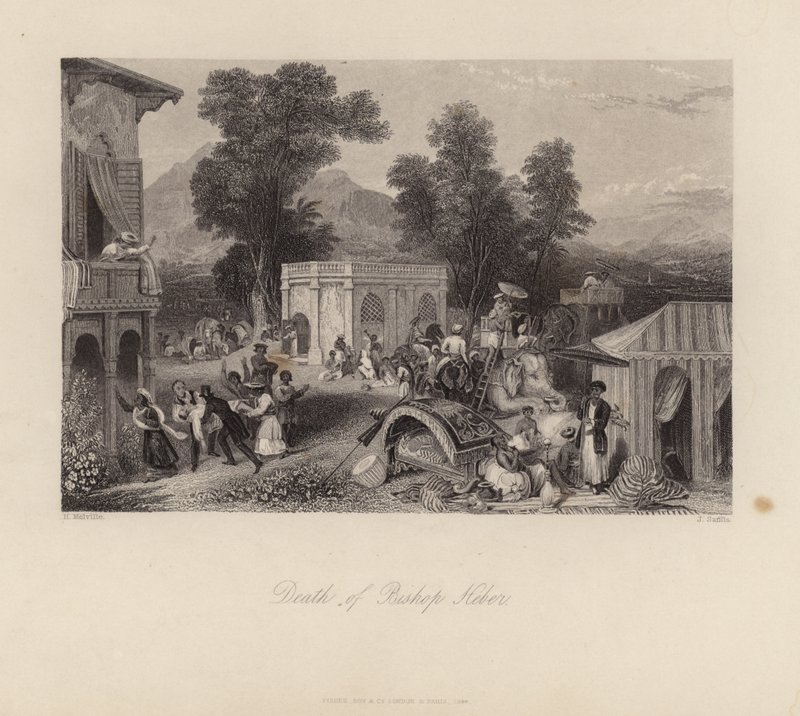 Tod von Bischof Heber von English School