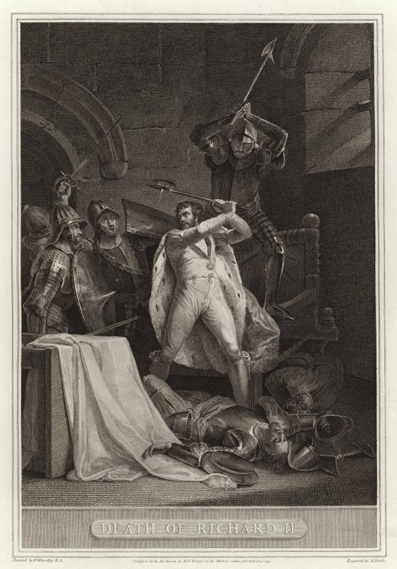 Tod von Richard II von English School