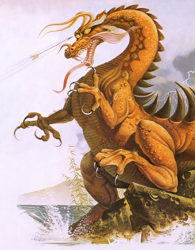 Drache von English School