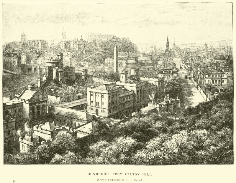 Edinburgh, vom Calton Hill von English School