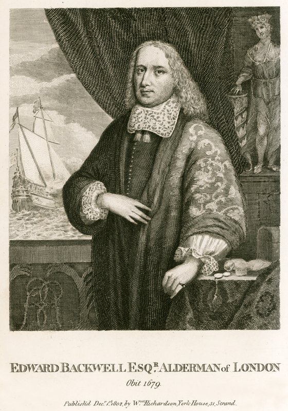 Edward Backwell, Alderman von London von English School