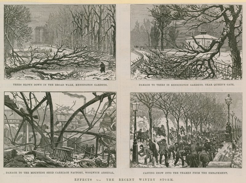 Auswirkungen des jüngsten Wintersturms von English School