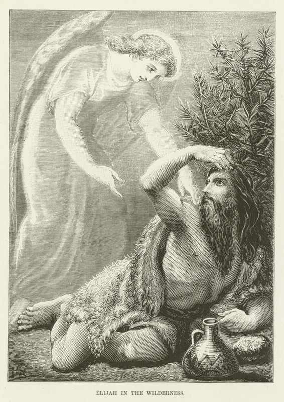 Elia in der Wüste von English School