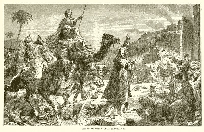 Einzug von Omar in Jerusalem von English School