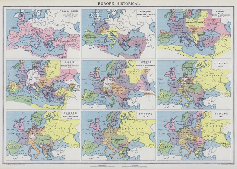 Europa, historisch von English School