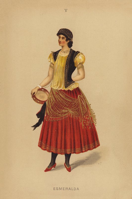 Kostüme für Maskenbälle: Esmeralda von English School