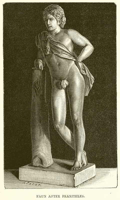 Faun nach Praxiteles von English School