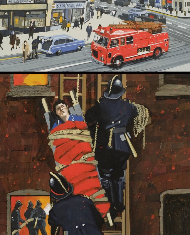 Feuerwehrmänner von English School