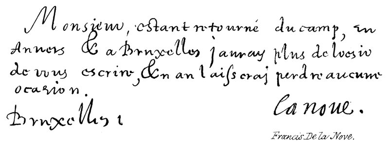 Francis De la Nove von English School