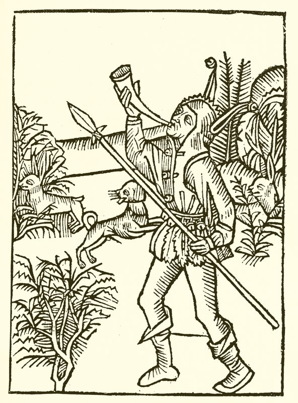Aus Alexander Barclays Narrenschiff, 1509 von English School