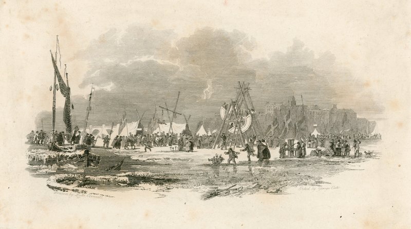 Frostmesse von 1814 von English School