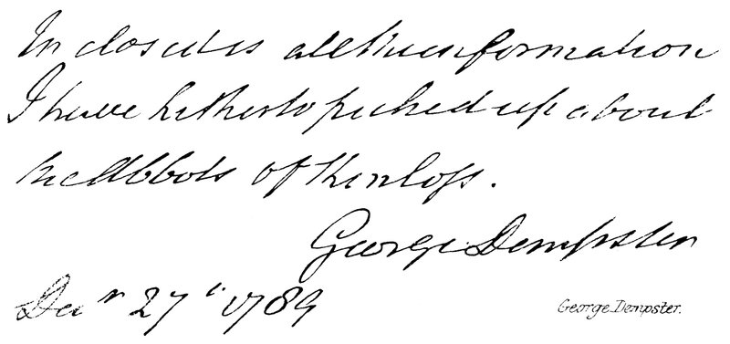 George Dempster von English School