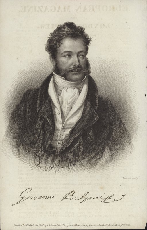 Giovanni Battista Belzoni von English School