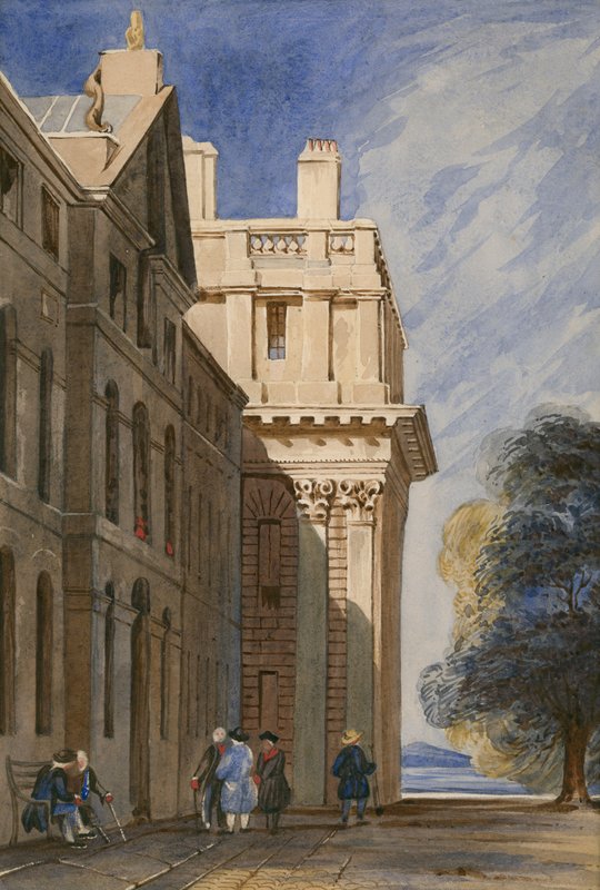 Greenwich Hospital, London von English School