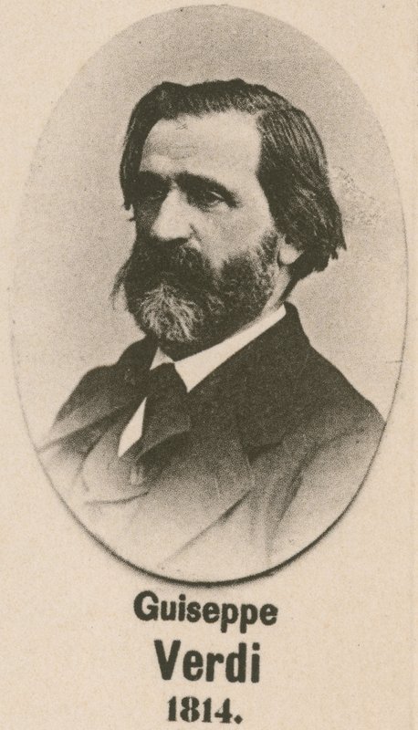 Giuseppe Verdi (Gravur) von English School
