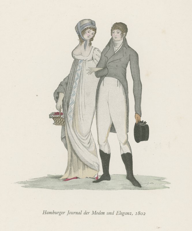 Hamburger Journal der Moden und Eleganz, 1802 von English School