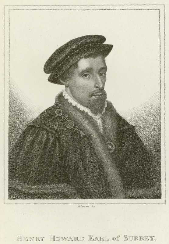Henry Howard, Earl of Surrey (Gravur) von English School