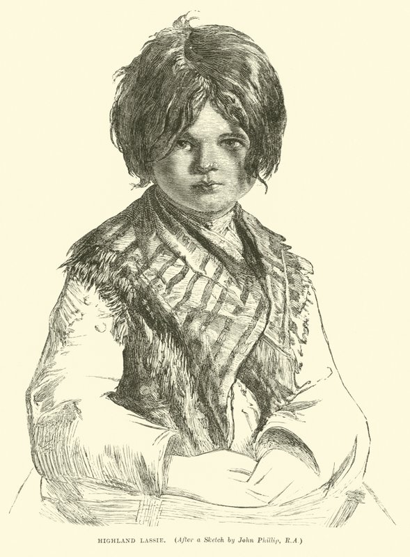 Highland Mädchen von English School
