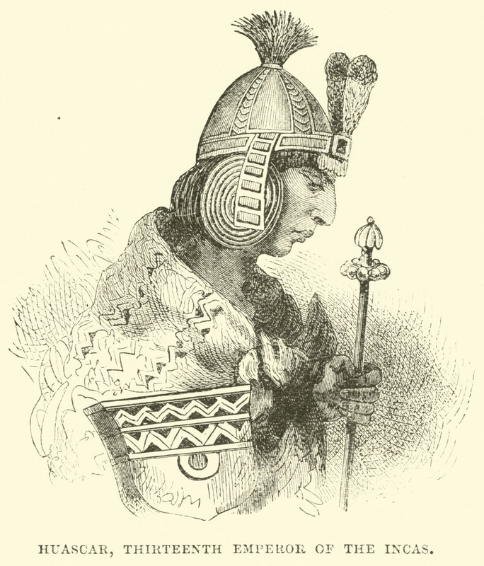 Huascar, dreizehnter Kaiser der Inkas von English School