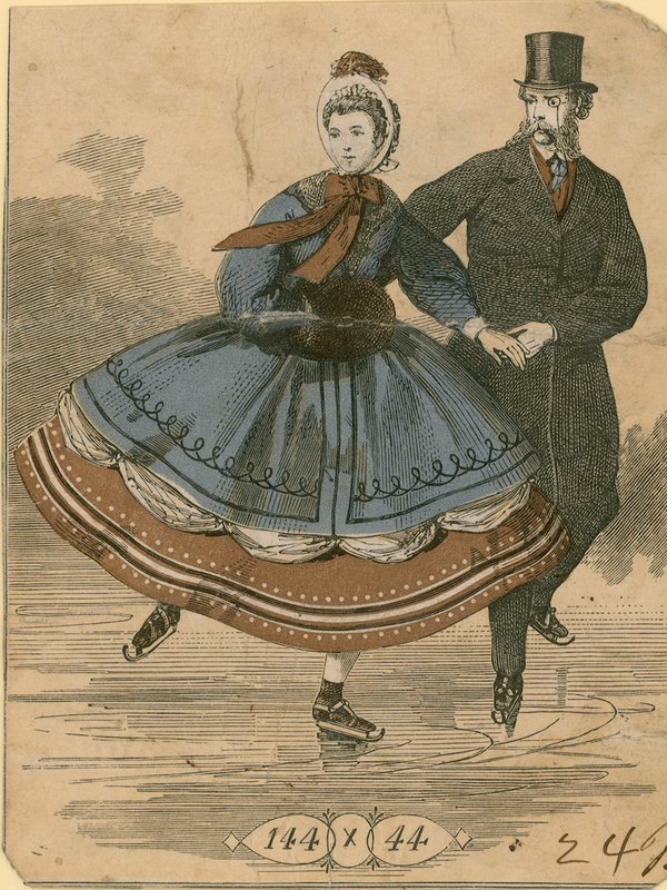 Eislaufpaar von English School