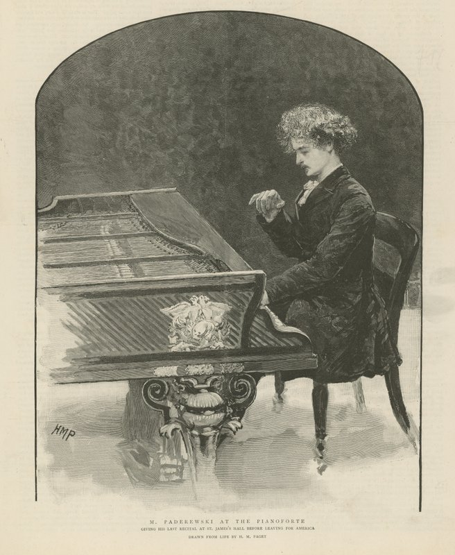 Ignacy Jan Paderewski von English School