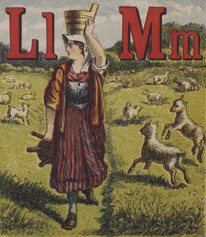 Illustration für John Bulls Farm Alphabet von English School