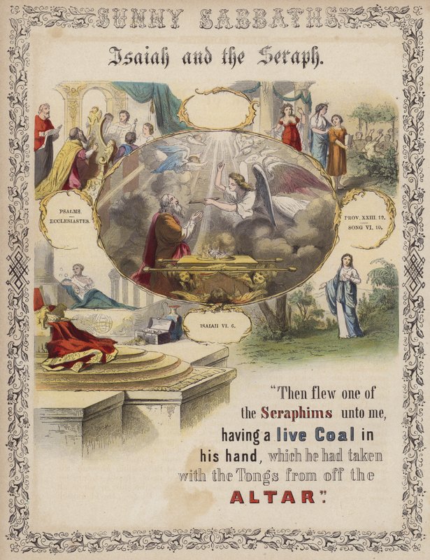 Jesaja und der Seraph von English School