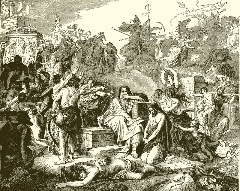 Israel in Gefangenschaft in Babylon von English School