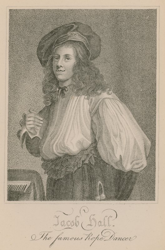 Jacob Hall, der berühmte Seiltänzer von English School