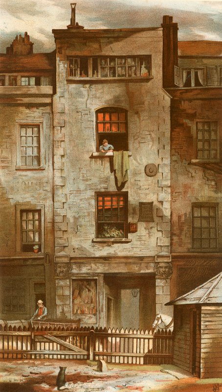 Das Haus von John Dryden, Fetter Lane von English School