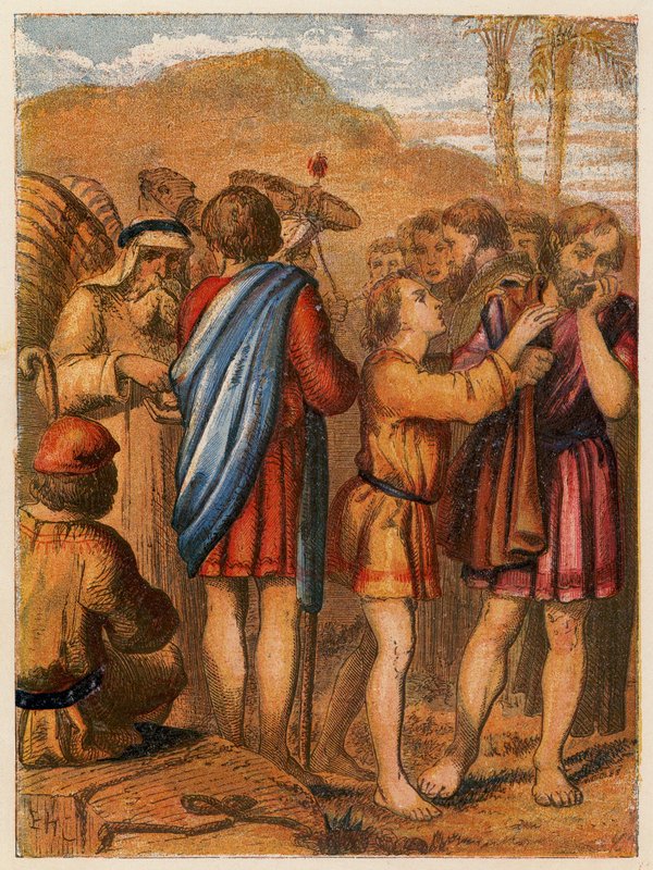 Joseph wird von seinen Brüdern verkauft von English School