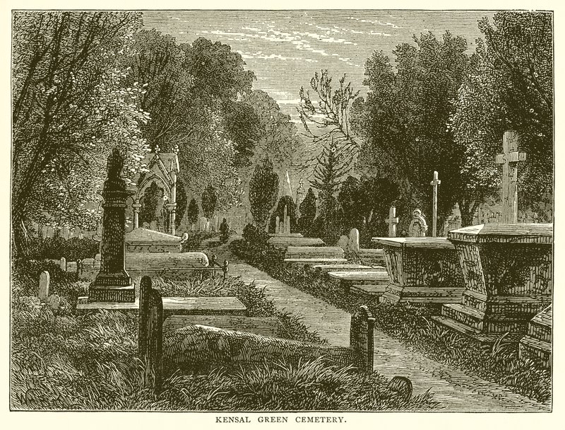 Kensal Green Friedhof von English School