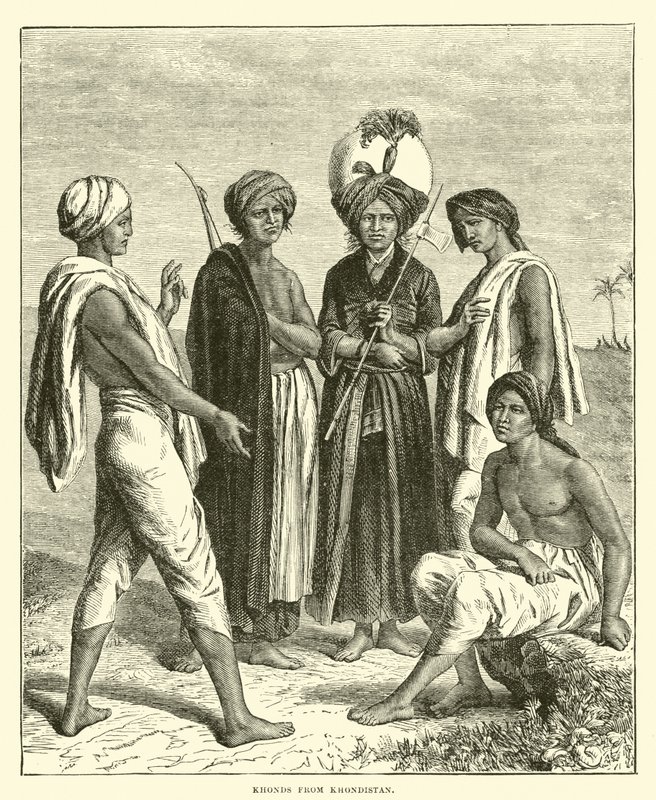 Khonds aus Khondistan von English School