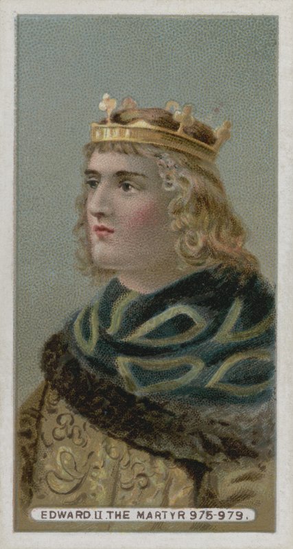 König Eduard II., der Märtyrer von English School