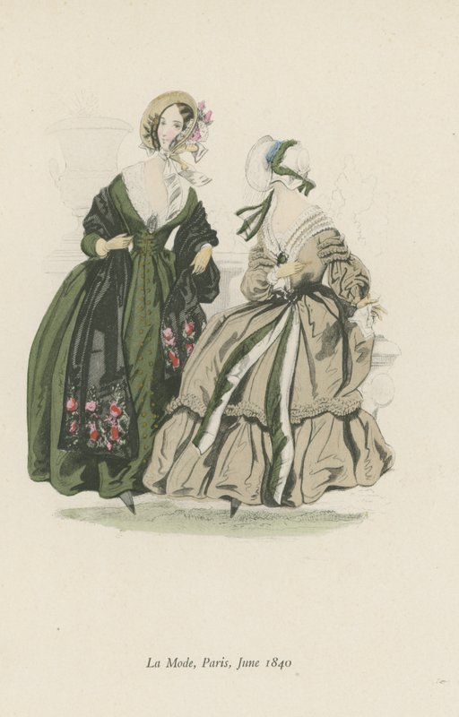La Mode, Paris, Juni 1840 von English School