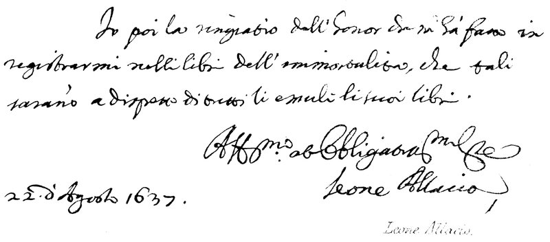 Leone Allacio von English School
