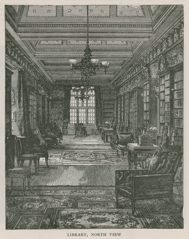 Bibliothek, Nordansicht, Holland House von English School