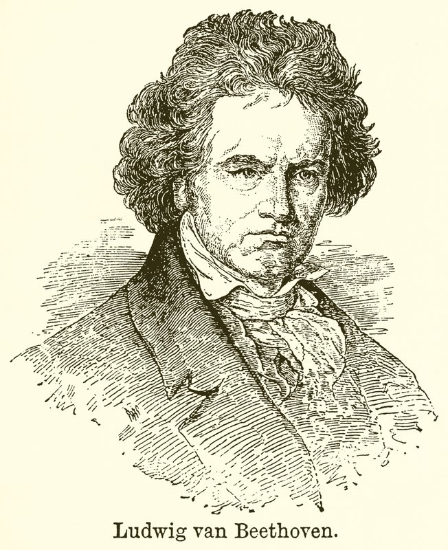 Ludwig van Beethoven von English School