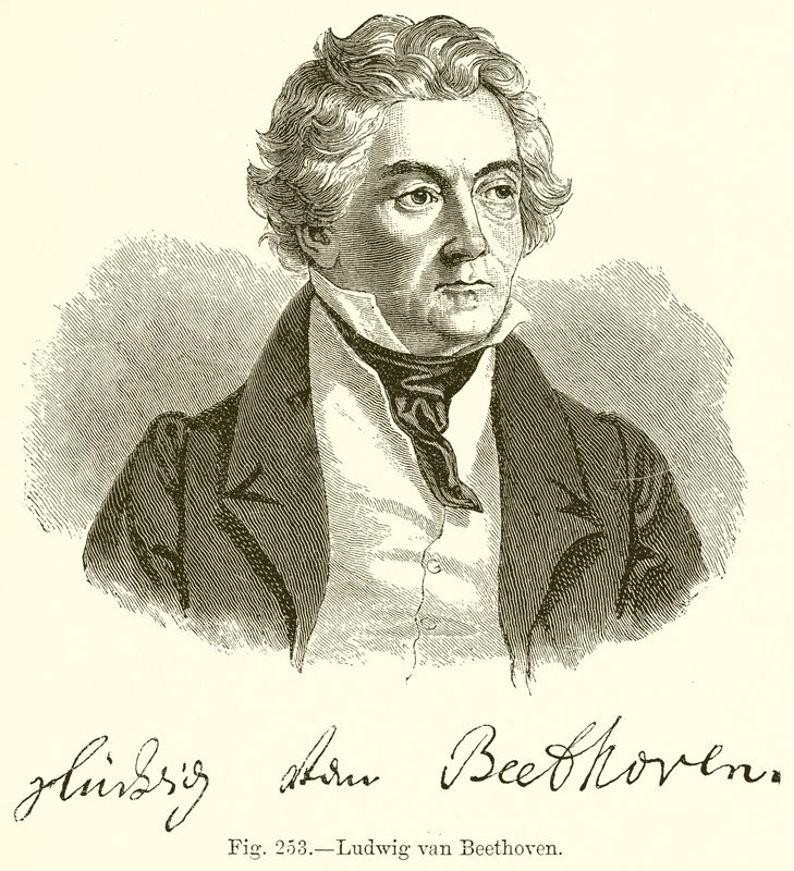 Ludwig van Beethoven von English School