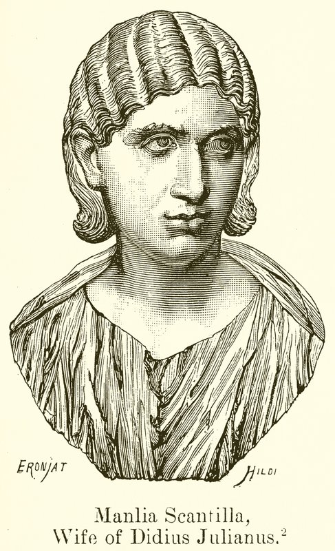 Manlia Scantilla, Ehefrau von Didius Julianus von English School