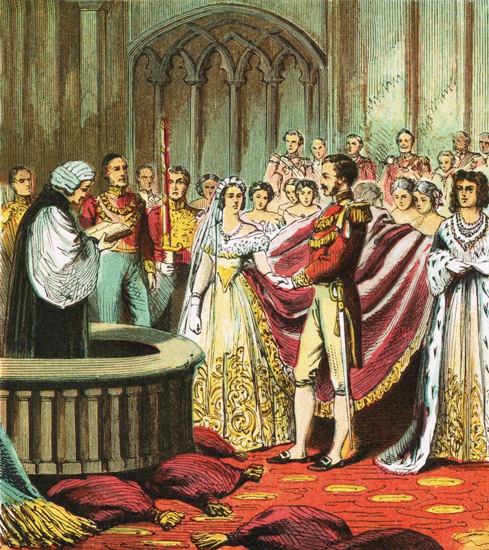 Hochzeit von Königin Victoria von English School