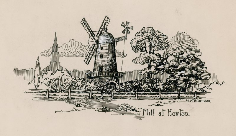 Mühle in Hoxton von English School