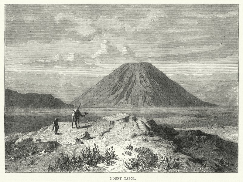 Berg Tabor (Gravur) von English School