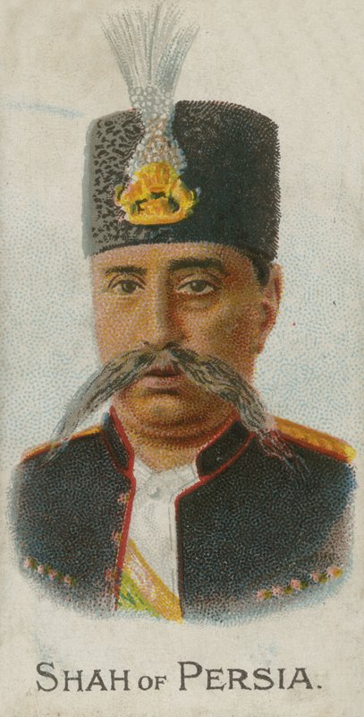 Mozaffar ad-Din, Schah von Persien von English School