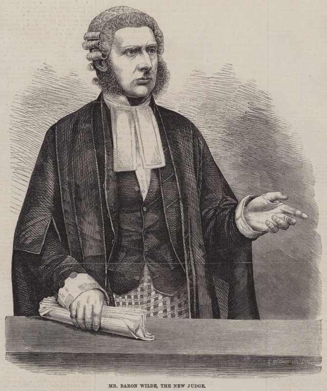 Herr Baron Wilde, der neue Richter von English School