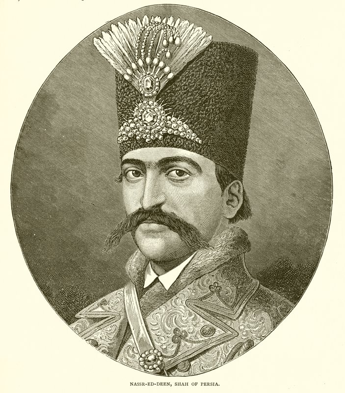 Nasser ed Deen, Schah von Persien von English School