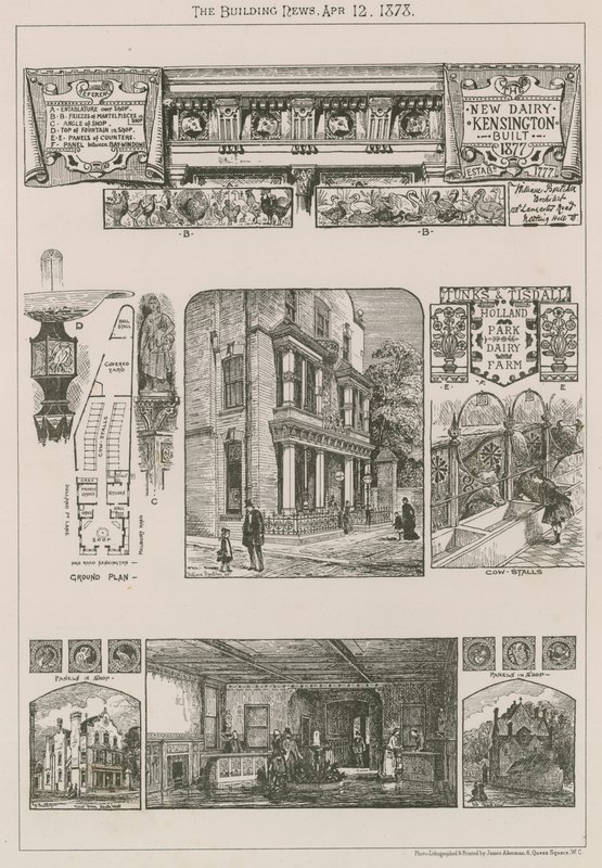 Neue Molkerei, Kensington, erbaut 1777 von English School