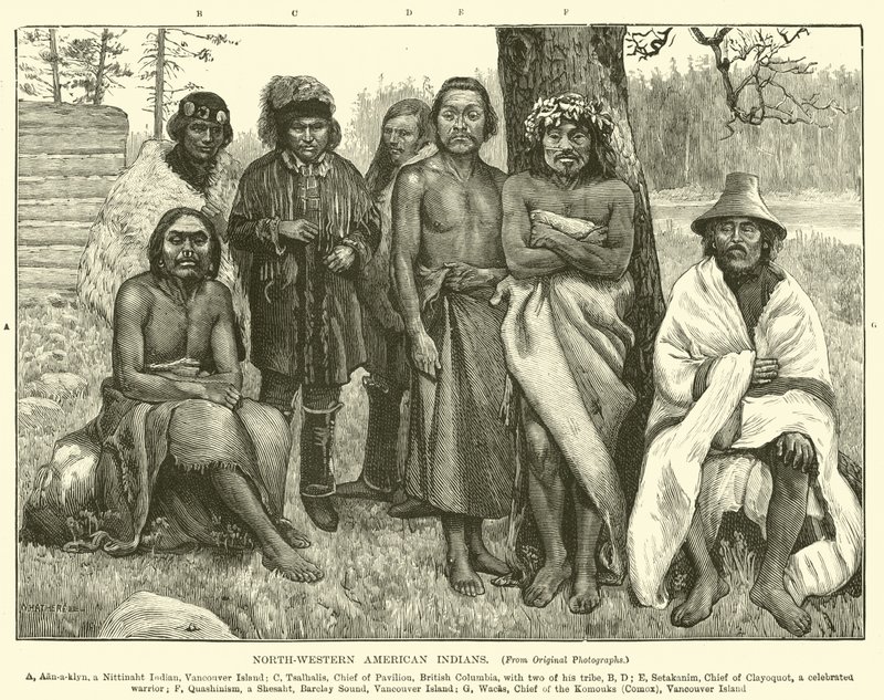Nordwestamerikanische Indianer von English School